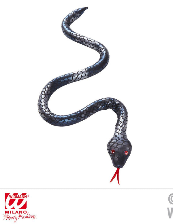 Serpente argento-nero modellabile 80 cm