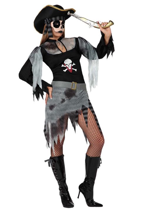 Costume Piratessa del mare FANTASMA