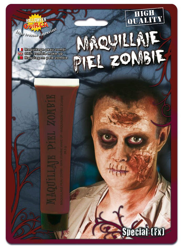 Trucco pelle zombie marrone