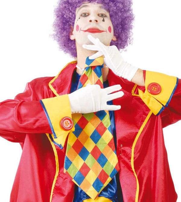 Cravatta smisurata CLOWN ROMBI