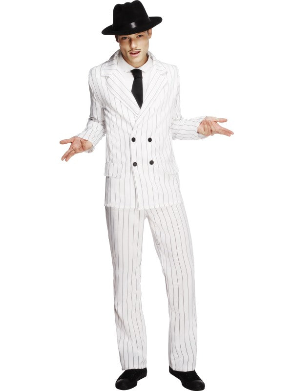 Costume RAFFINATO GANGSTER BIANCO