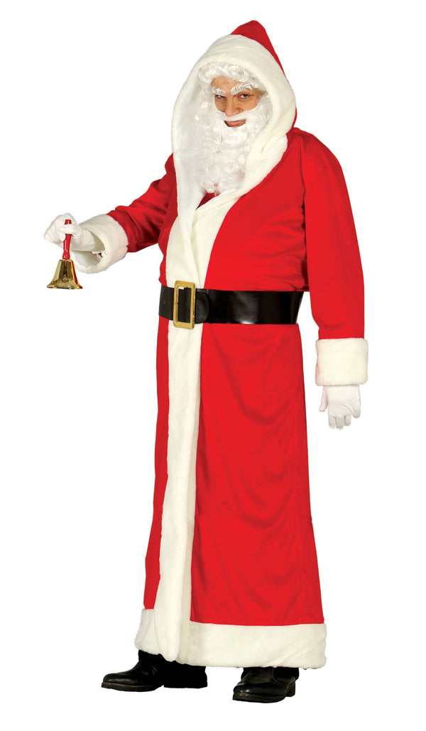 Costume BABBO NATALE cappotto lungo lusso