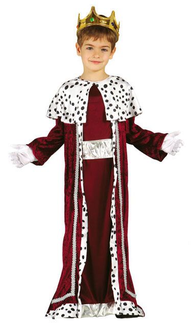 Costume RE MAGIO rosso bambino