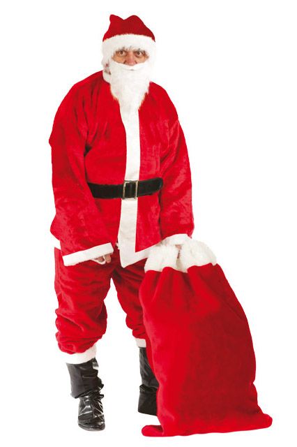 Costume BABBO NATALE classico LUSSO