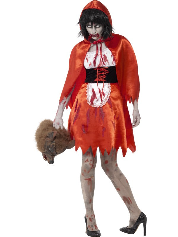 Costume ZOMBIE LITTLE MISS HOOD