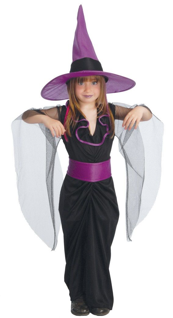 Costume STREGA bambina VIOLA