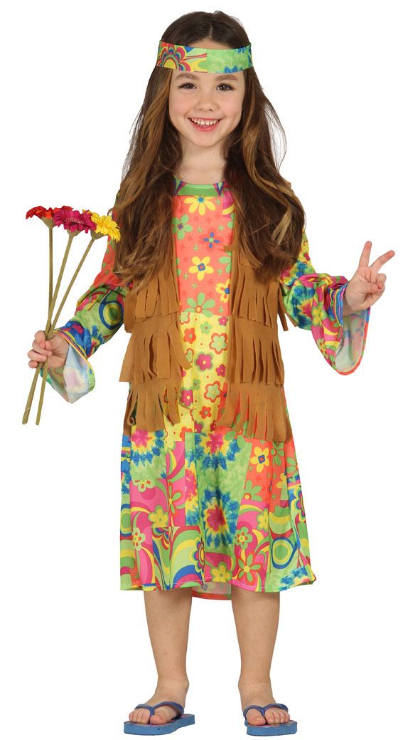 Costume HIPPIE GIRL dei fiori