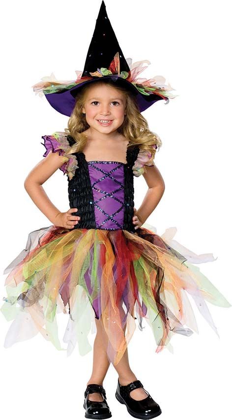 Costume STREGA MULTICOLORE