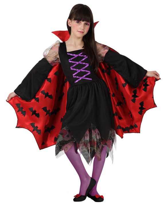 Costume VAMPIRESSA MANTELLO PIPISTRELLI