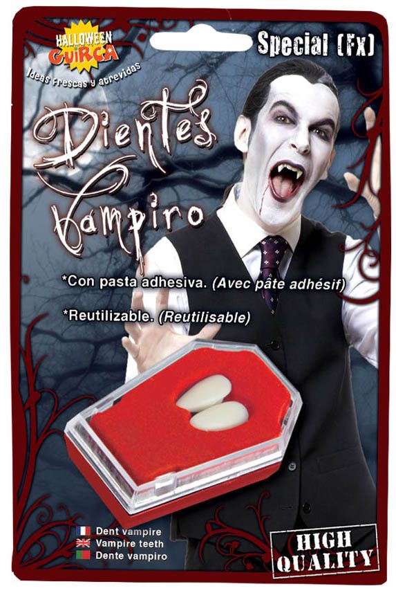 Canini da VAMPIRO con pasta adesiva