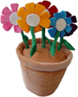 Cappello vaso fiori