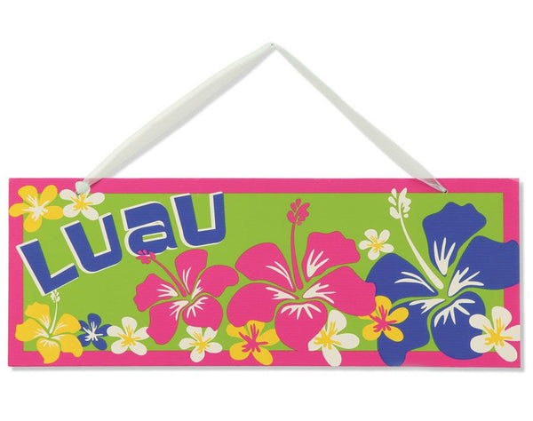 Cartello decorativo HAWAII 38 x 14 cm