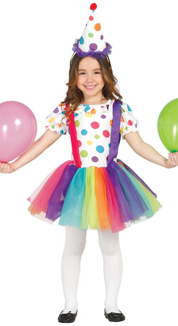 Costume CANDY CLOWN bambina